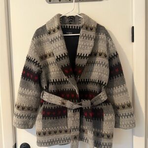 The Kooples Multicolor Patterned Jacket Size 1